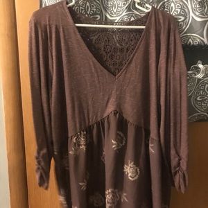 Maurice’s size 2 Babydoll style top